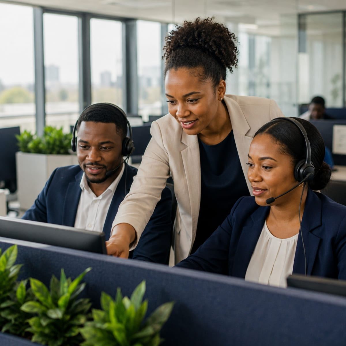 The Ubuntu Rewards client service team at work